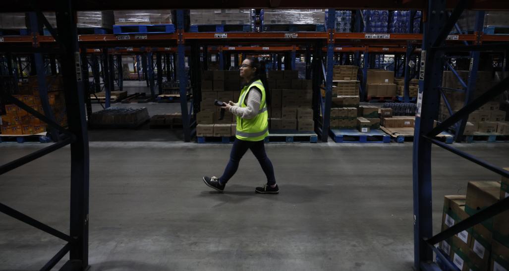 Retail warehouse worker