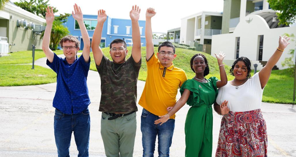 Students from The College of the Florida Keys.
