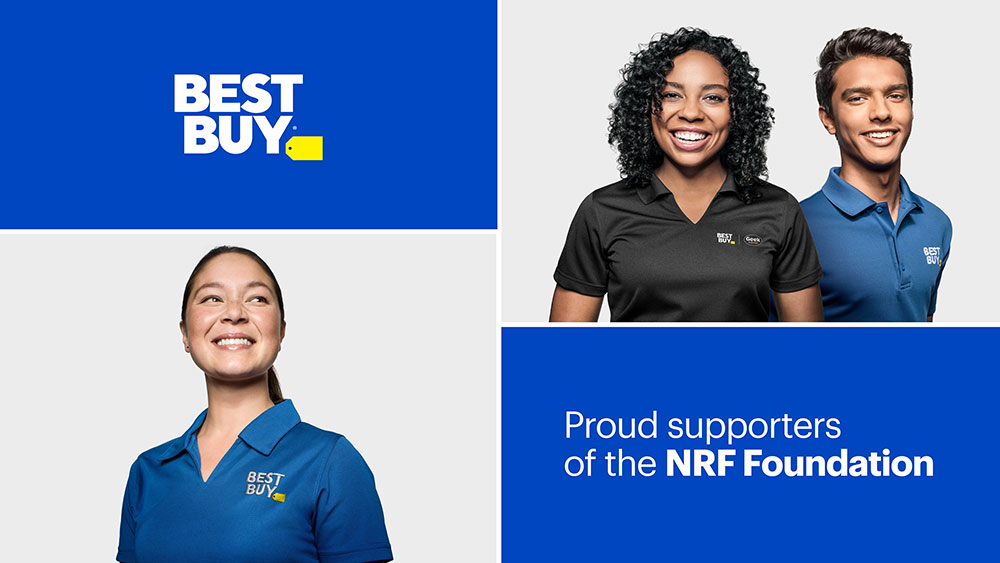 Best Buy. Proud supporters of the NRF Foudation.