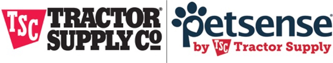 Tractor Supply Co. and Petsense by Tractor Supply Co. logos