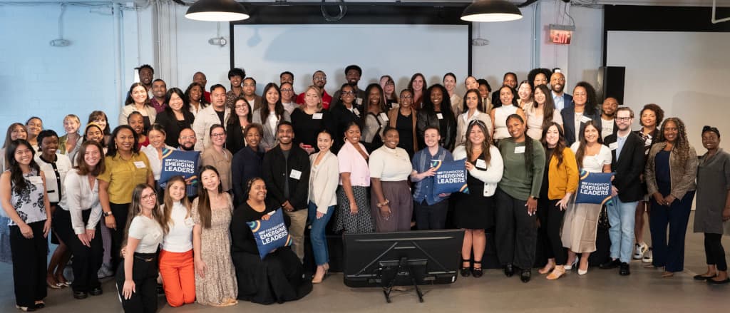 Emerging Leaders (2024) attendees pose for a group photo.