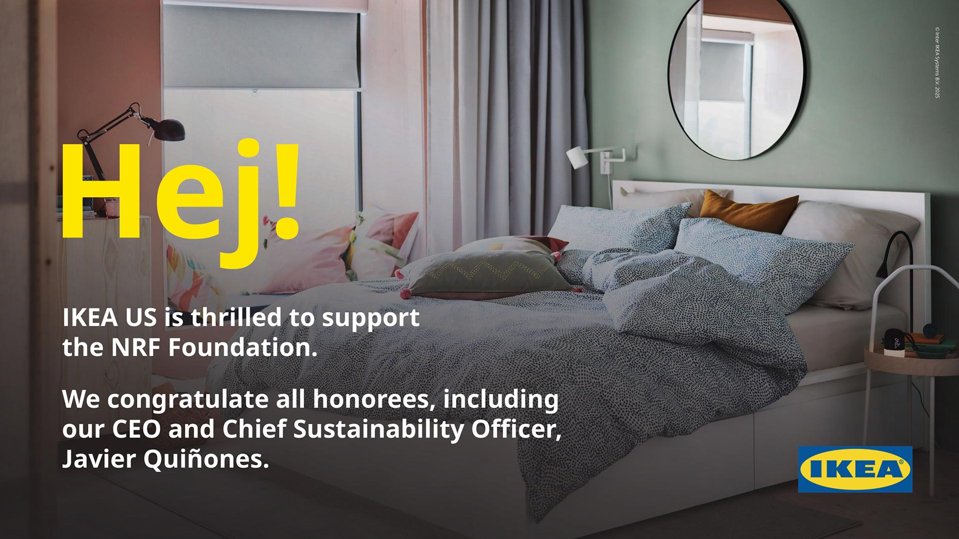 Ikea US is thrilled to support the NRF Foundation