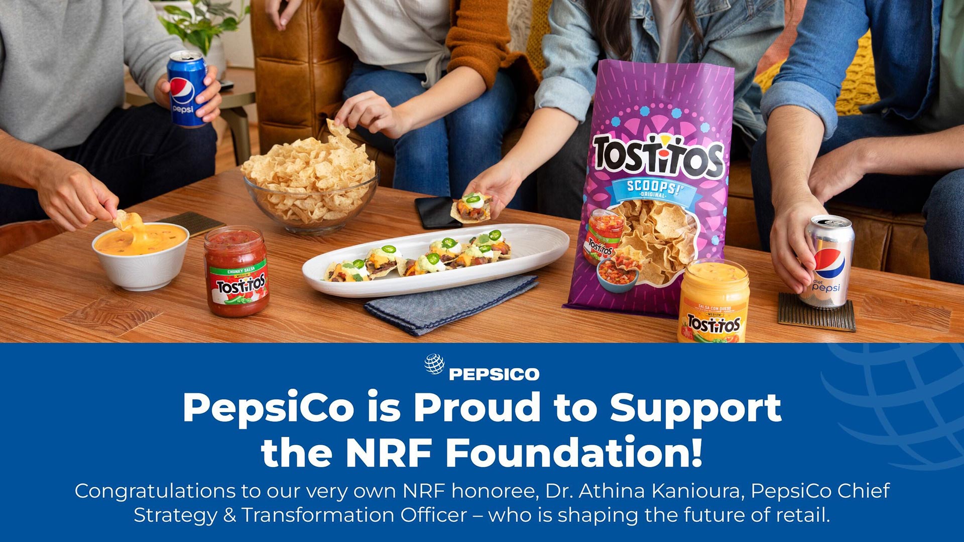 We're proud to support the work of the NRF Foundation. PepsiCo.