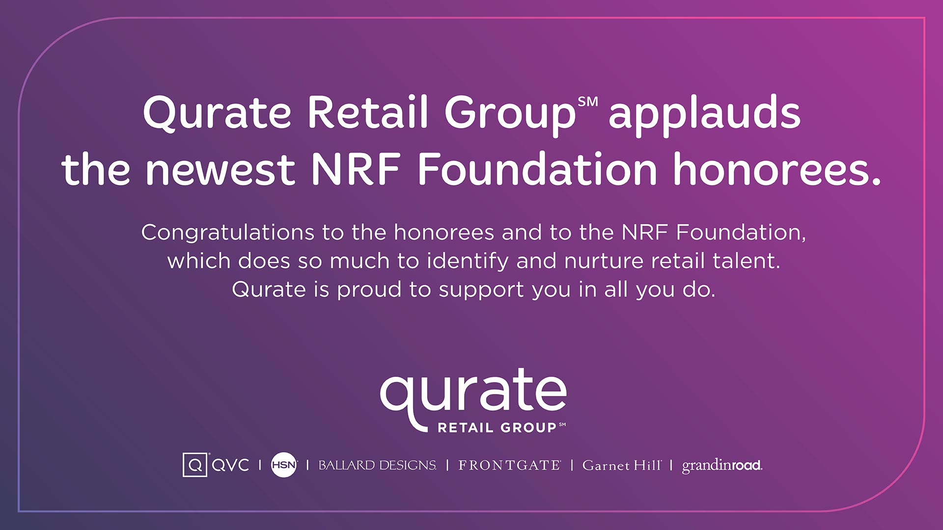 Qurate Retail Group applauds the newest NRF Foundation honorees