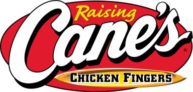 Raising Cane's logo.