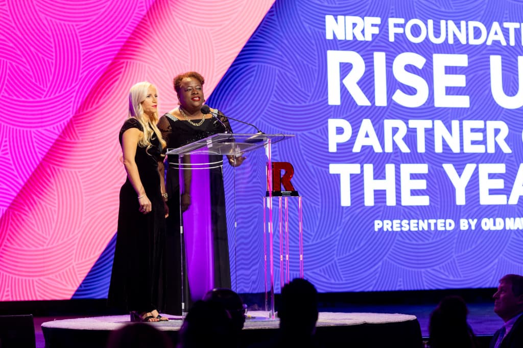 NRF Foundation representatives announce the Partner of the Year recognition at the 2025 Honors Ceremony.