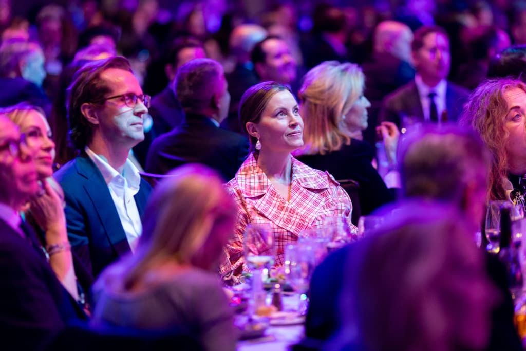 Attendees at the Honors 2025 ceremony watch the proceedings with rapt attention.