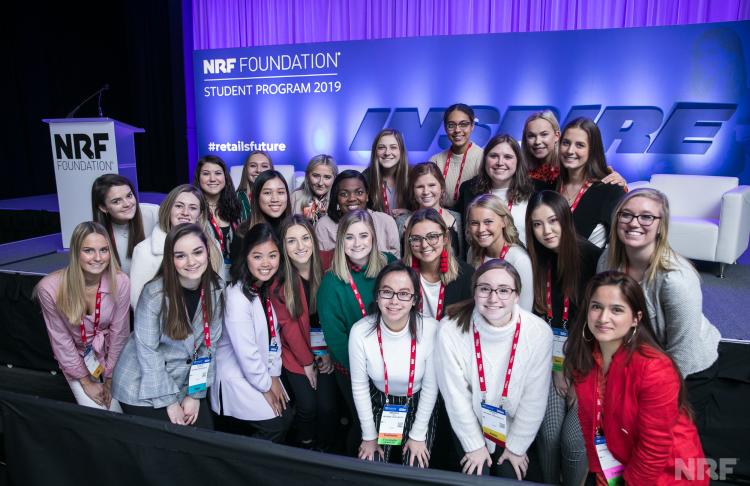 Student attendees at the NRF Foundation's 2019 Student Program