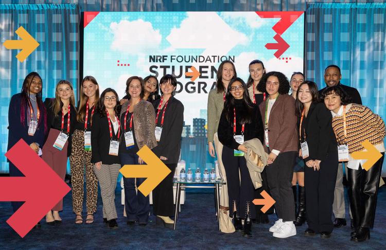 A group of students pose for a picture at the NRF Foundation Student Program